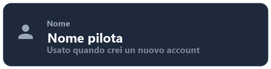 Account LYNX - Nome