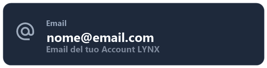 Account LYNX - Email