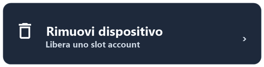Cloud e dispositivi - Rimuovi dispositivo