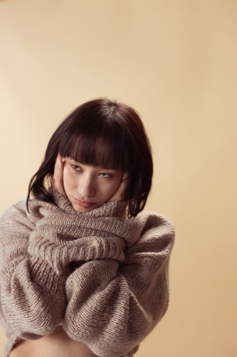 Wrapped up in an oversized oatmeal jumper